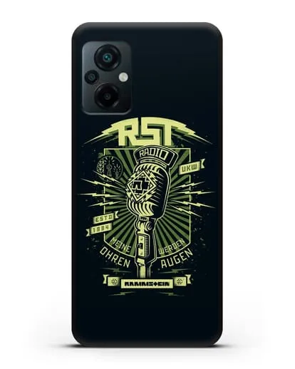 Чехол Rammstein Radio силиконовый для Xiaomi Poco M5