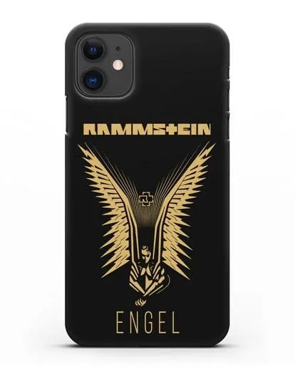 Чехол с золотым логотипом Rammstein Engel силиконовый для iPhone 11