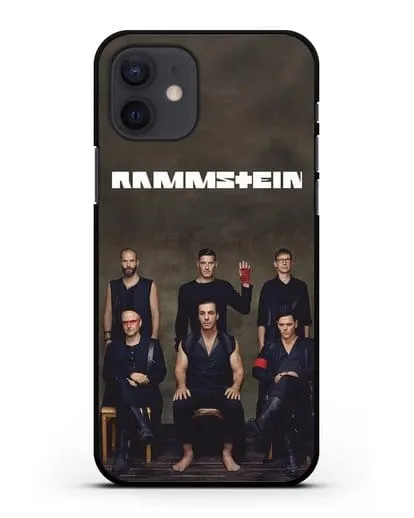 Чехол с фотографией Rammstein силиконовый для iPhone 12