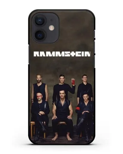 Чехол с фотографией Rammstein силиконовый для iPhone 12 mini