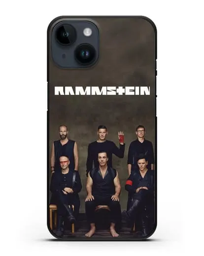Чехол с фотографией Rammstein силиконовый для iPhone 14
