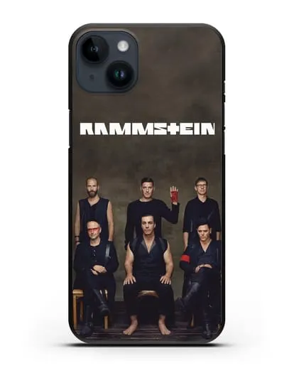 Чехол с фотографией Rammstein силиконовый для iPhone 14 Plus