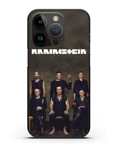 Чехол с фотографией Rammstein силиконовый для iPhone 14 Pro