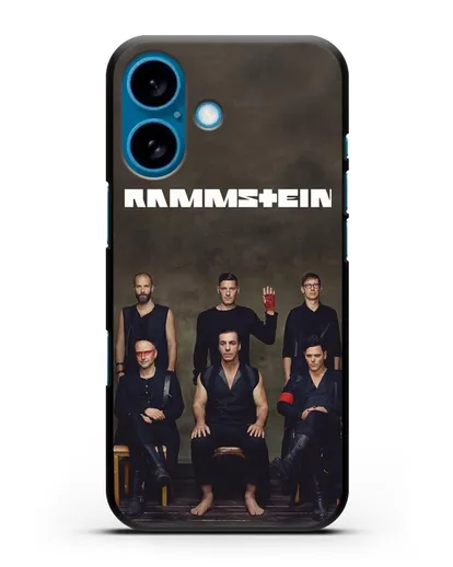 Чехол с фотографией Rammstein силиконовый для iPhone 16
