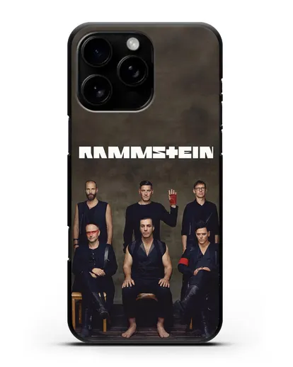 Чехол с фотографией Rammstein силиконовый для iPhone 16 Pro Max