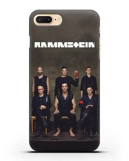 Чехол с фотографией Rammstein силиконовый для iPhone 7 Plus