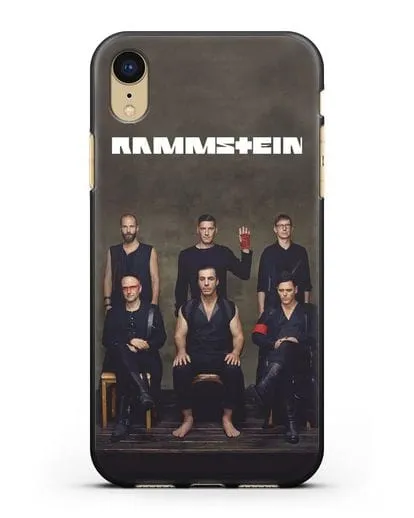 Чехол с фотографией Rammstein силиконовый для iPhone XR