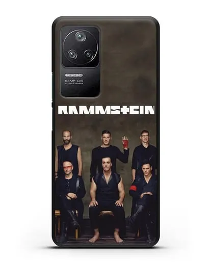Чехол с фотографией Rammstein силиконовый для Xiaomi Poco F4