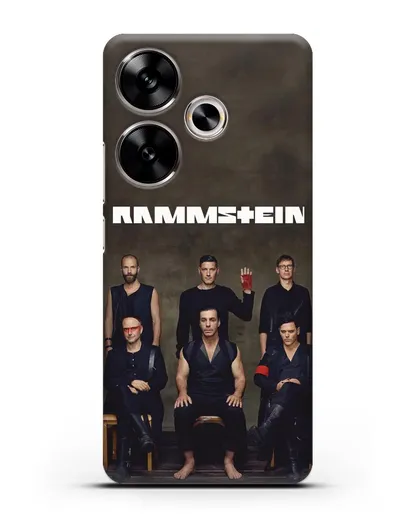 Чехол с фотографией Rammstein силиконовый для Xiaomi Poco F6