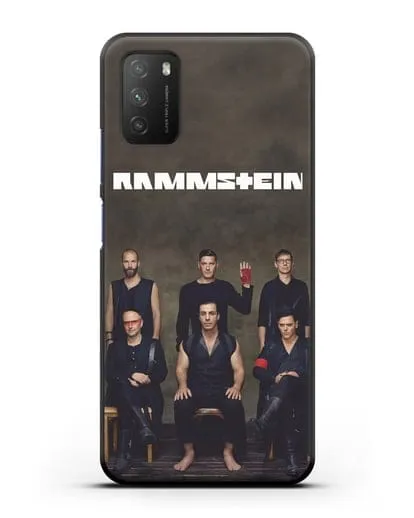 Чехол с фотографией Rammstein силиконовый для Xiaomi Poco M3