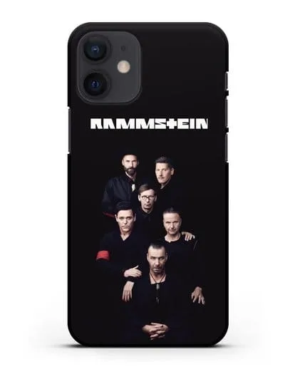 Чехол с картинкой группы Rammstein силиконовый для iPhone 12 mini