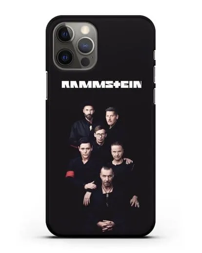 Чехол с картинкой группы Rammstein силиконовый для iPhone 12 Pro