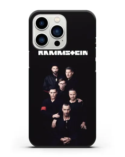 Чехол с картинкой группы Rammstein силиконовый для iPhone 13 Pro