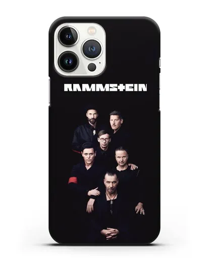 Чехол с картинкой группы Rammstein силиконовый для iPhone 13 Pro Max
