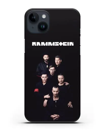 Чехол с картинкой группы Rammstein силиконовый для iPhone 14 Plus