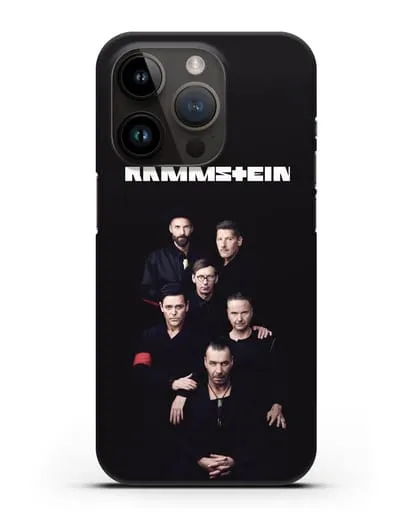 Чехол с картинкой группы Rammstein силиконовый для iPhone 14 Pro