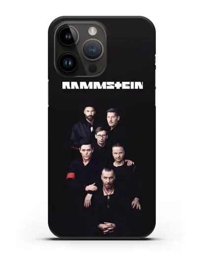 Чехол с картинкой группы Rammstein силиконовый для iPhone 14 Pro Max