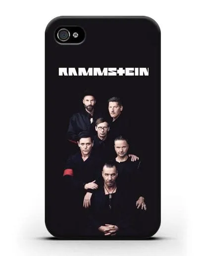 Чехол с картинкой группы Rammstein силиконовый для iPhone 4/4s
