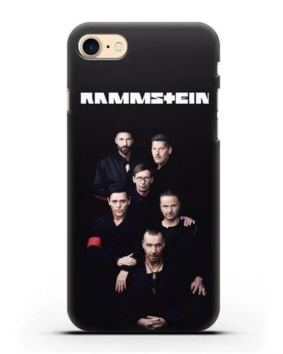 Чехол с картинкой группы Rammstein силиконовый для iPhone 7