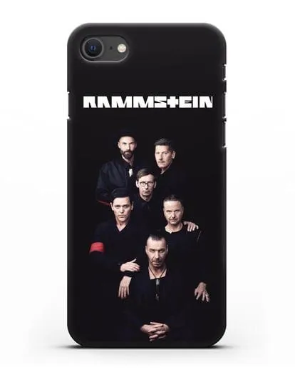 Чехол с картинкой группы Rammstein силиконовый для iPhone SE 2020