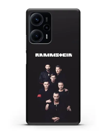 Чехол с картинкой группы Rammstein силиконовый для Xiaomi Poco F5