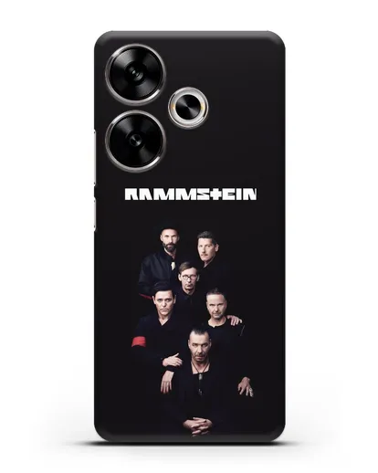 Чехол с картинкой группы Rammstein силиконовый для Xiaomi Poco F6