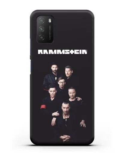 Чехол с картинкой группы Rammstein силиконовый для Xiaomi Poco M3