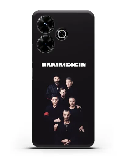 Чехол с картинкой группы Rammstein силиконовый для Xiaomi Poco M6