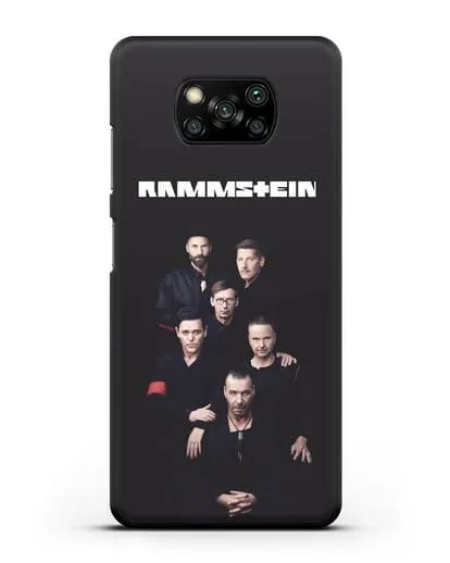 Чехол с картинкой группы Rammstein силиконовый для Xiaomi Poco X3