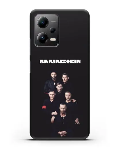 Чехол с картинкой группы Rammstein силиконовый для Xiaomi Poco X5
