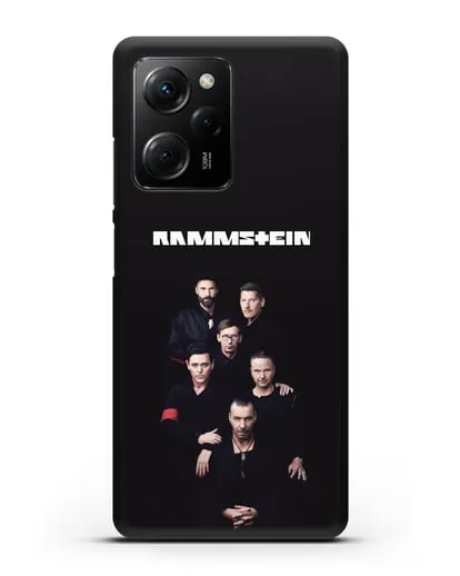Чехол с картинкой группы Rammstein силиконовый для Xiaomi Poco X5 Pro