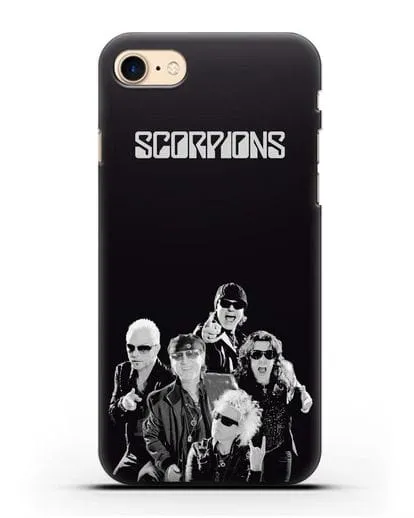 Чехол с фотографией группы Scorpions силиконовый для iPhone 7