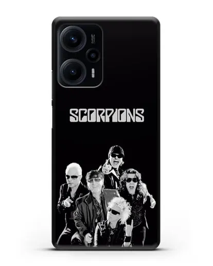 Чехол с фотографией группы Scorpions силиконовый для Xiaomi Poco F5