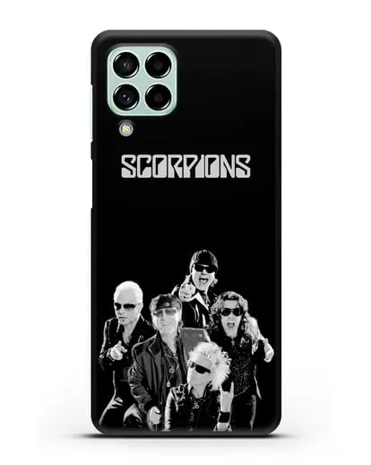 Чехол с фотографией группы Scorpions силиконовый для Samsung Galaxy M53 [SM-M536]