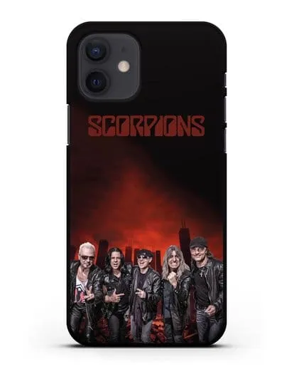 Чехол группа Scorpions силиконовый для iPhone 12