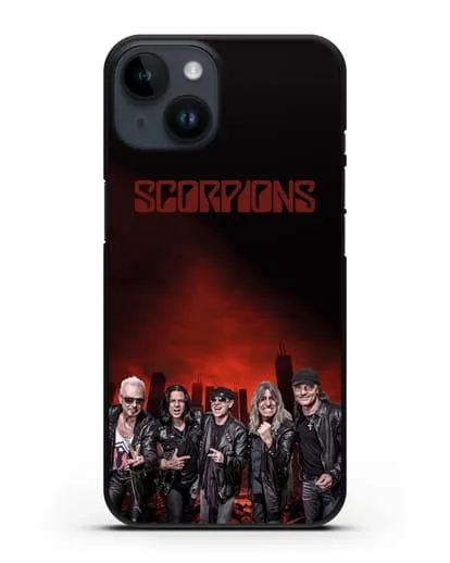 Чехол группа Scorpions силиконовый для iPhone 14