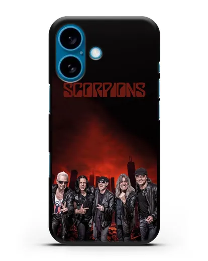 Чехол группа Scorpions силиконовый для iPhone 16