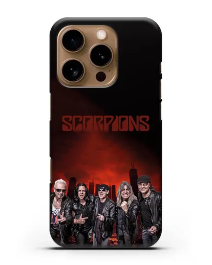 Чехол группа Scorpions силиконовый для iPhone 16 Pro