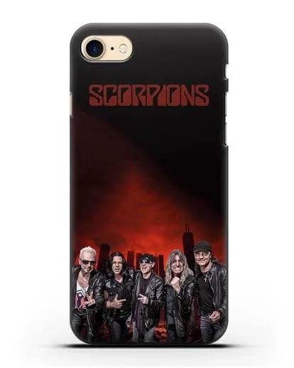 Чехол группа Scorpions силиконовый для iPhone 7