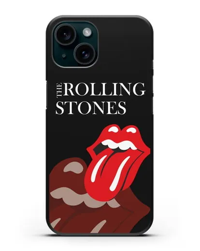 Чехол The Rolling Stones силиконовый для iPhone 15