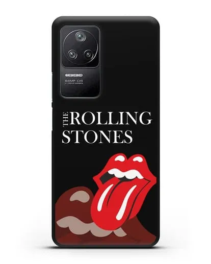 Чехол The Rolling Stones силиконовый для Xiaomi Poco F4