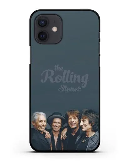 Чехол с фотографией группы The Rolling Stones силиконовый для iPhone 12