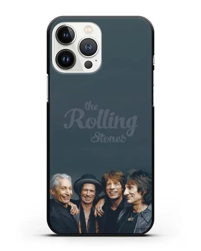 Чехол с фотографией группы The Rolling Stones силиконовый для iPhone 13 Pro Max