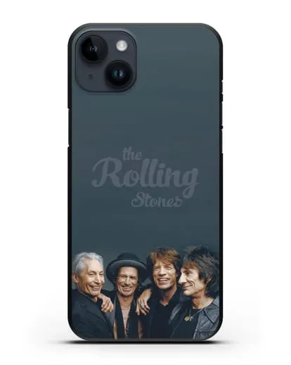 Чехол с фотографией группы The Rolling Stones силиконовый для iPhone 14 Plus