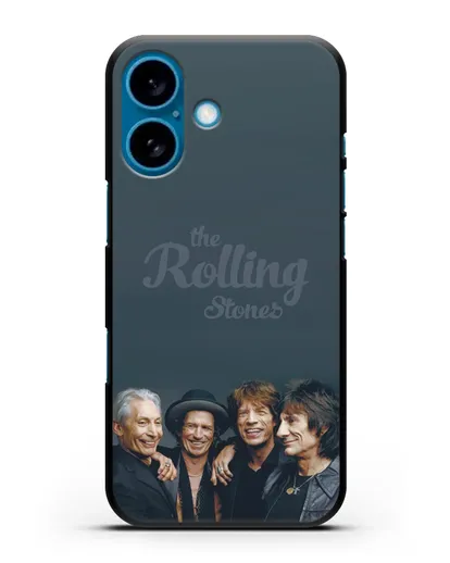 Чехол с фотографией группы The Rolling Stones силиконовый для iPhone 16