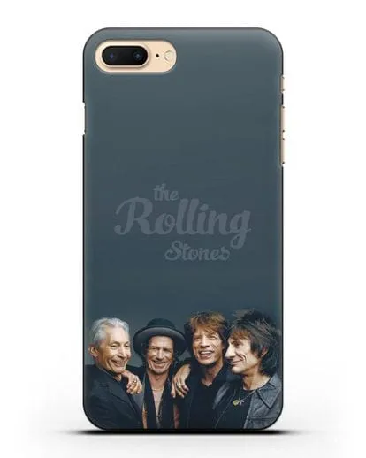 Чехол с фотографией группы The Rolling Stones силиконовый для iPhone 8 Plus