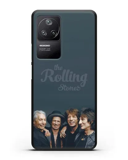 Чехол с фотографией группы The Rolling Stones силиконовый для Xiaomi Poco F4
