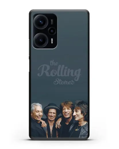 Чехол с фотографией группы The Rolling Stones силиконовый для Xiaomi Poco F5
