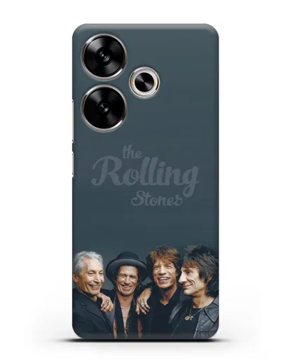 Чехол с фотографией группы The Rolling Stones силиконовый для Xiaomi Poco F6