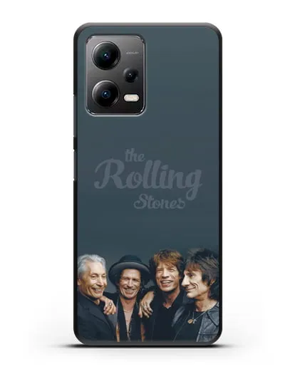 Чехол с фотографией группы The Rolling Stones силиконовый для Xiaomi Poco X5